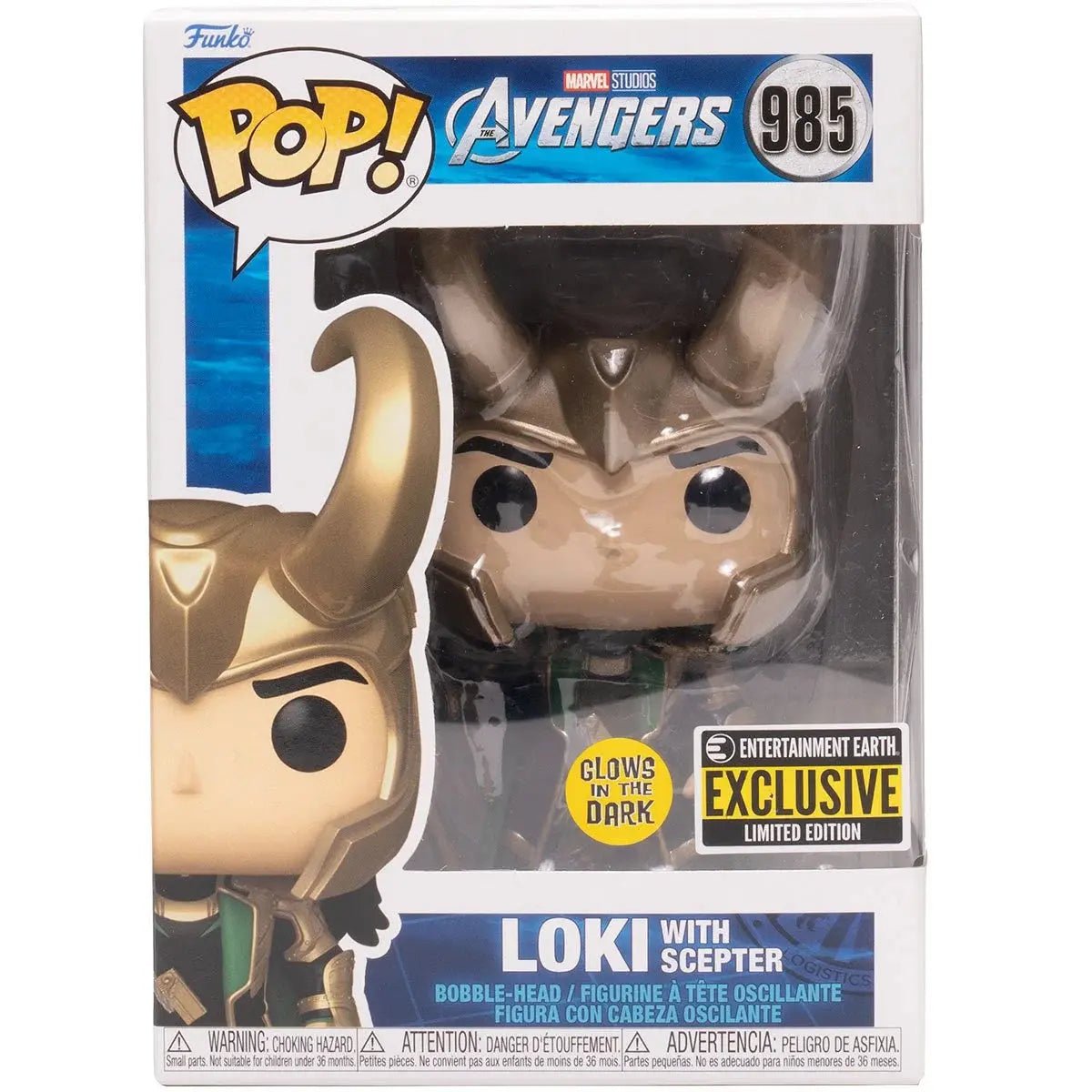 Loki with Scepter - Marvel Avengers Funko Pop! EE Exclusive - Storybrooke Treasure