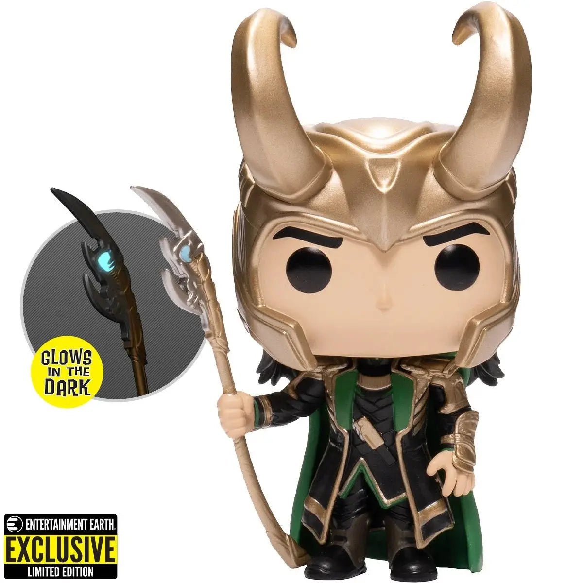 Loki with Scepter - Marvel Avengers Funko Pop! EE Exclusive - Storybrooke Treasure