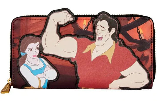 Loungefly Disney Villains Gaston Zip Around Wallet - Storybrooke Treasure