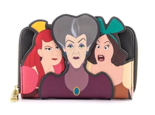 Loungefly Disney Villains Scenes Evil Step Mother Zip Around Wallet - Storybrooke Treasure