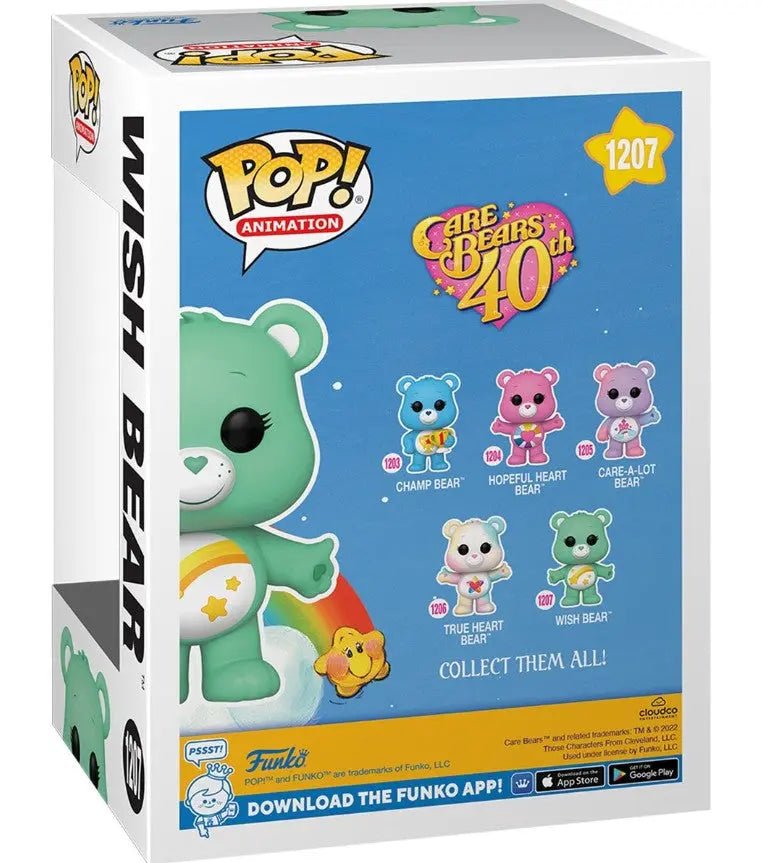 Wish Bear - Care Bears 40th Anniversary Funko Pop! - Storybrooke Treasure